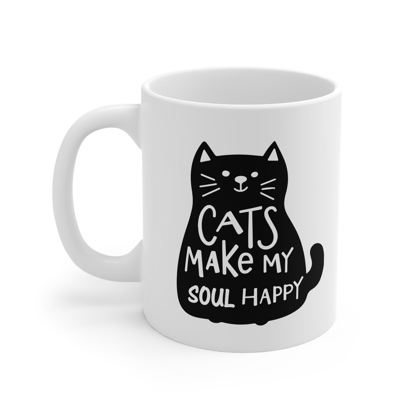 Cats Make My Soul Happy Mug