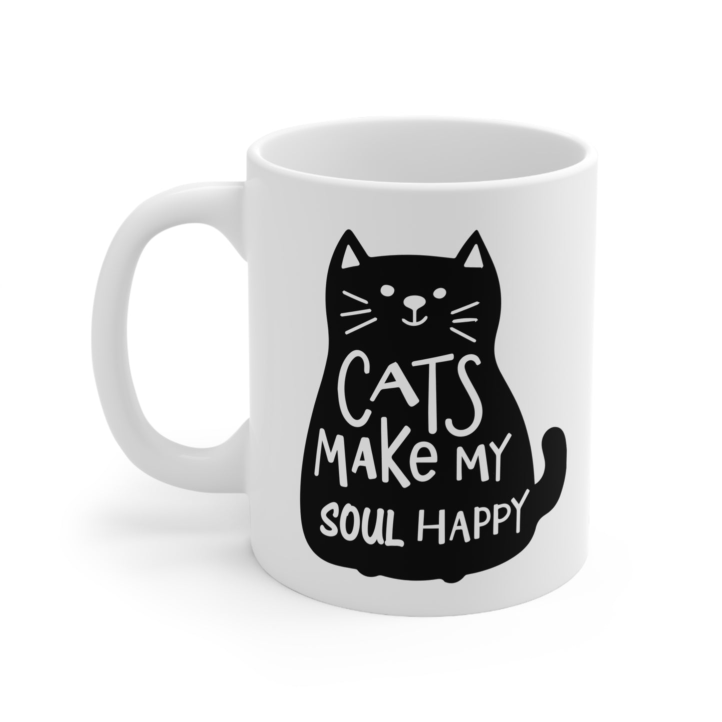 Cats Make My Soul Happy Mug