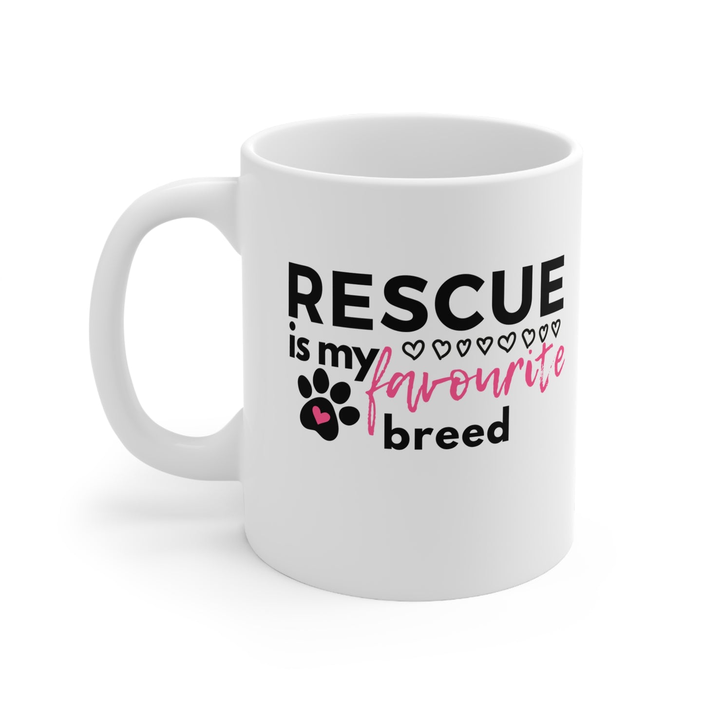 Rescue Is My Favourite Breed Mug