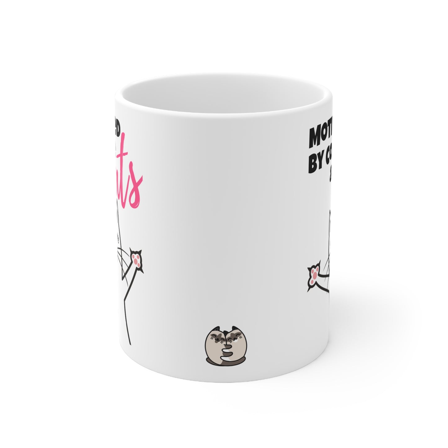 Motivated by Coffee and Cats Mug