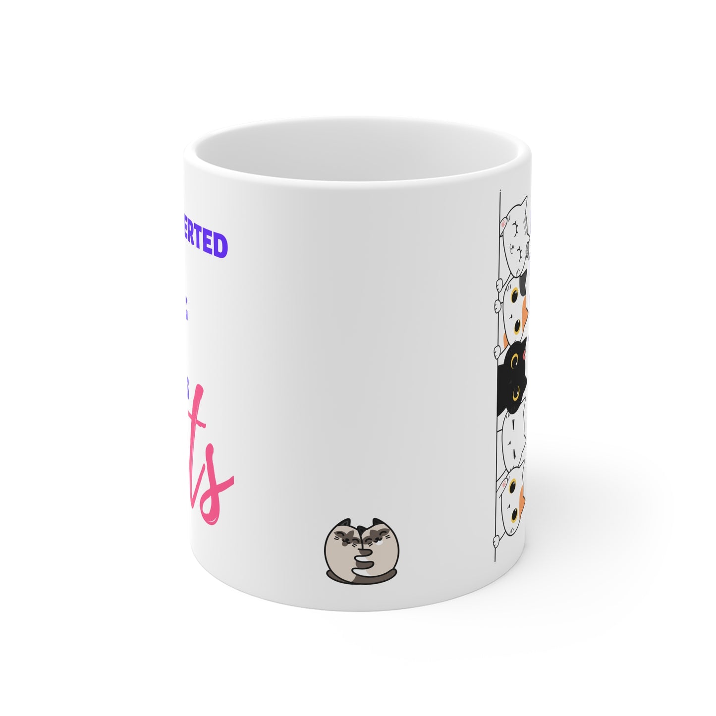 Introverted But Willing To Discuss Cats Mug