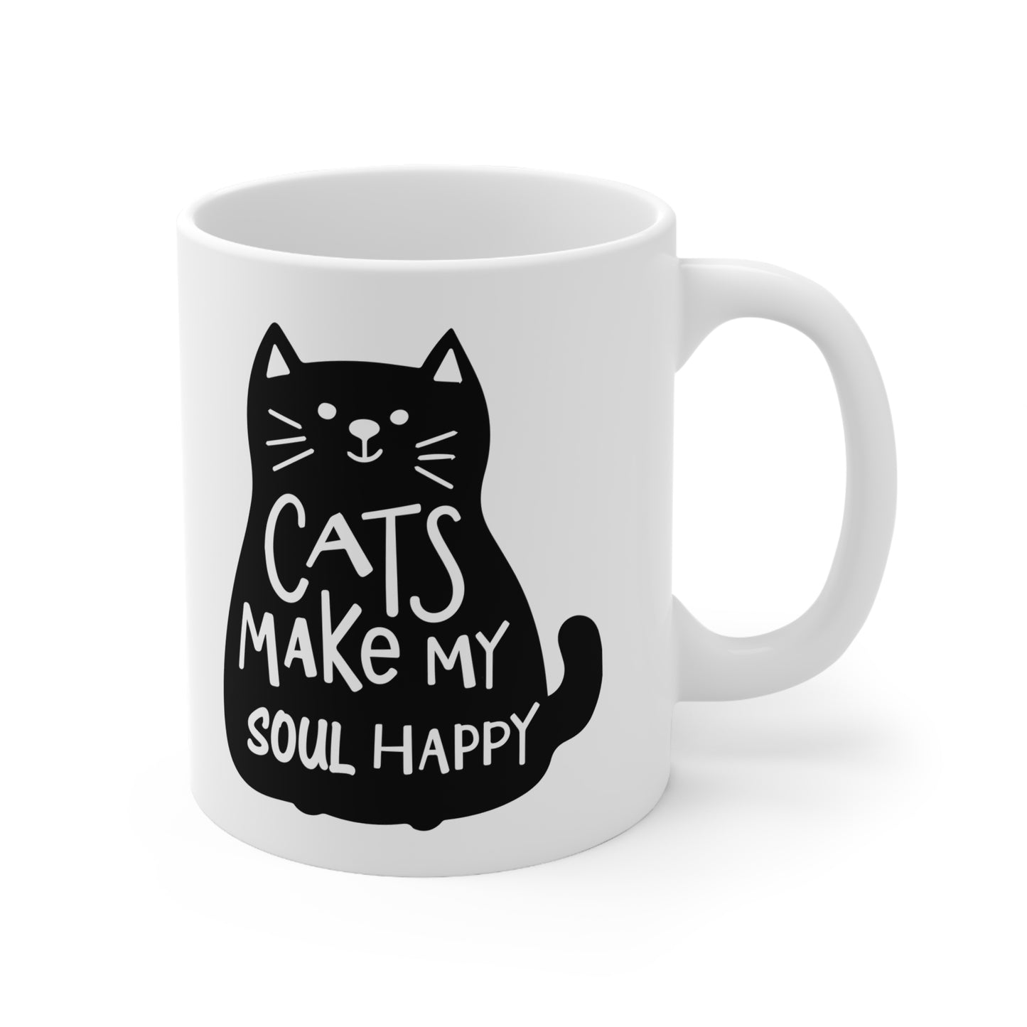 Cats Make My Soul Happy Mug