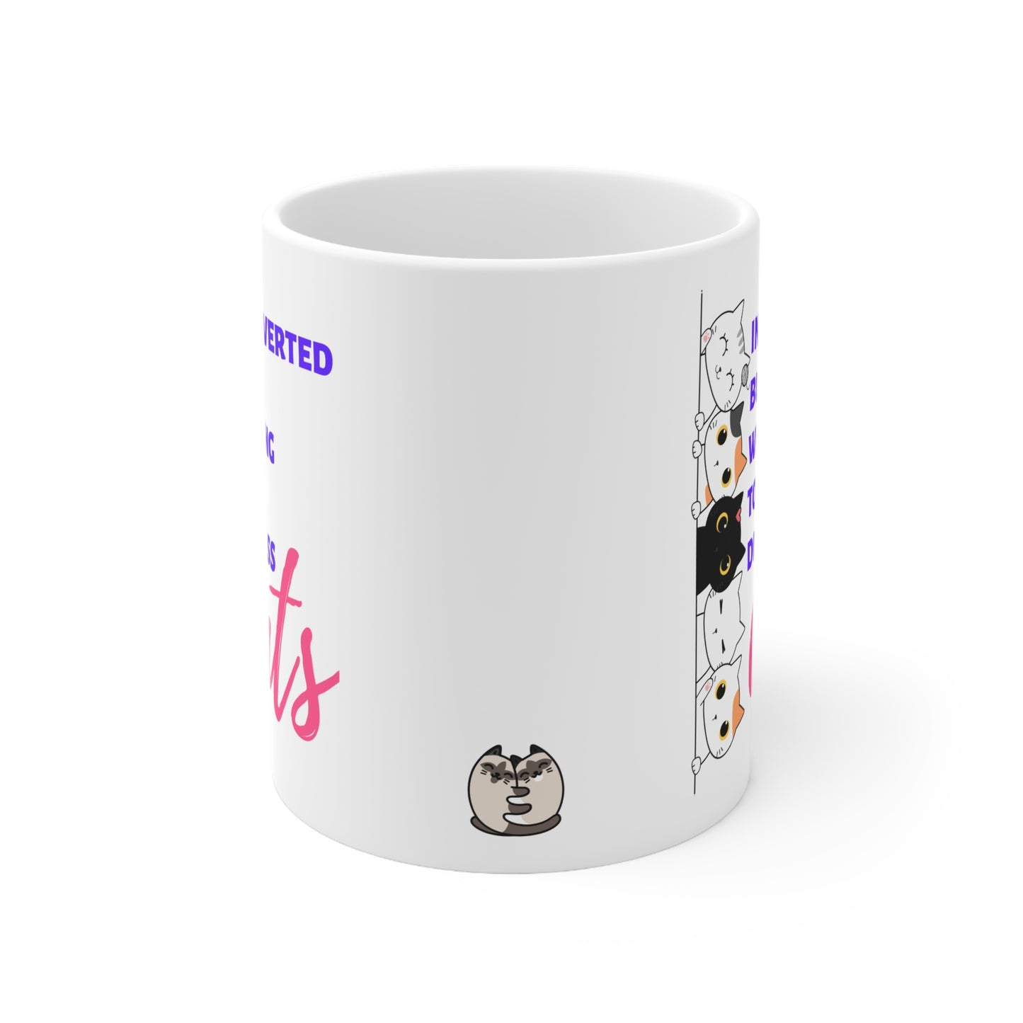 Introverted But Willing To Discuss Cats Mug