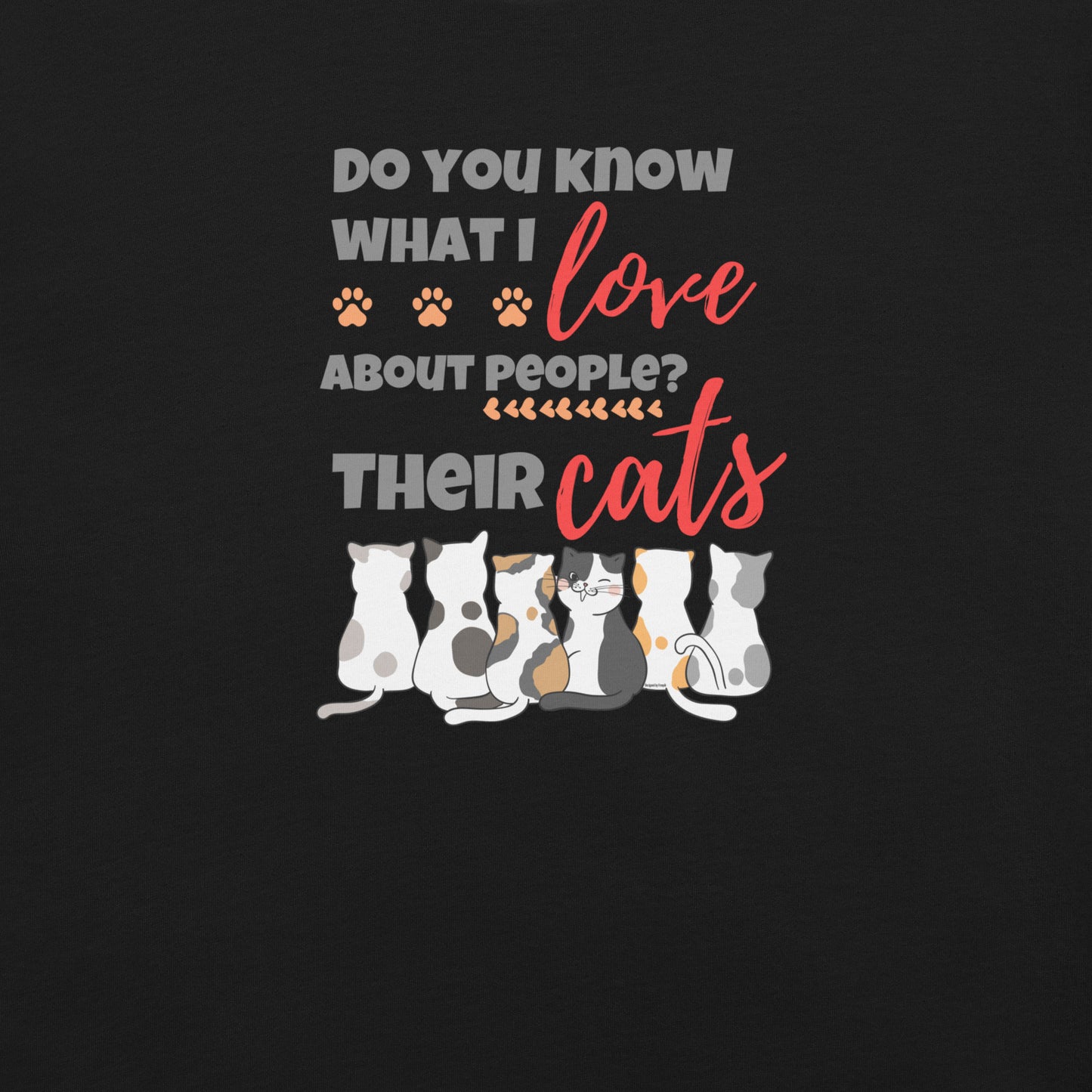 t-shirt for cat lovers and cat moms. Perfect gift for cat ladies
