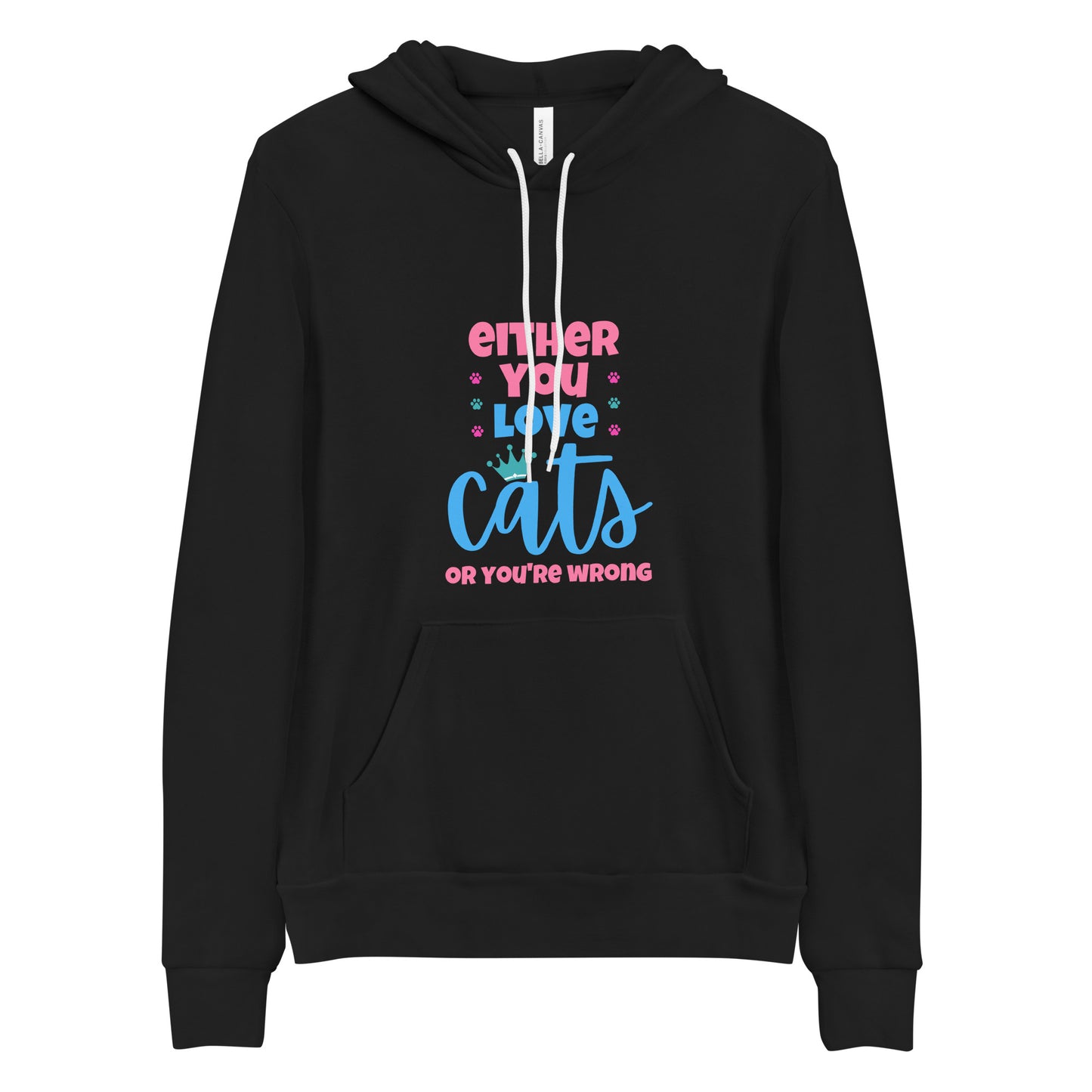 hoodie for cat lovers and cat moms. Perfect gift for cat ladies