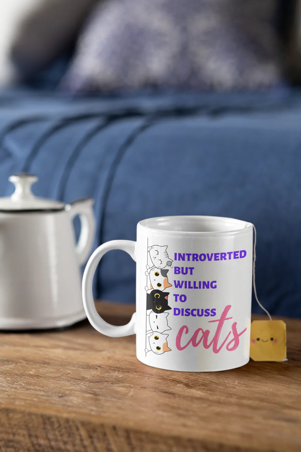 Introverted But Willing To Discuss Cats Mug