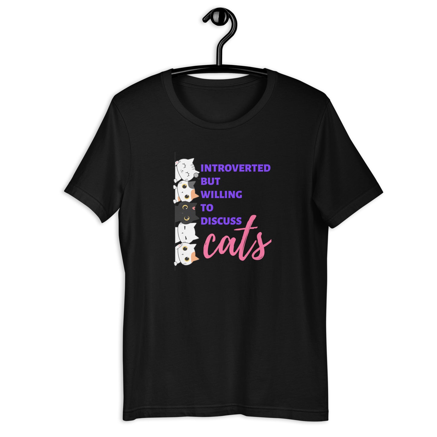 t-shirt for cat lovers and cat moms. Perfect gift for cat ladies