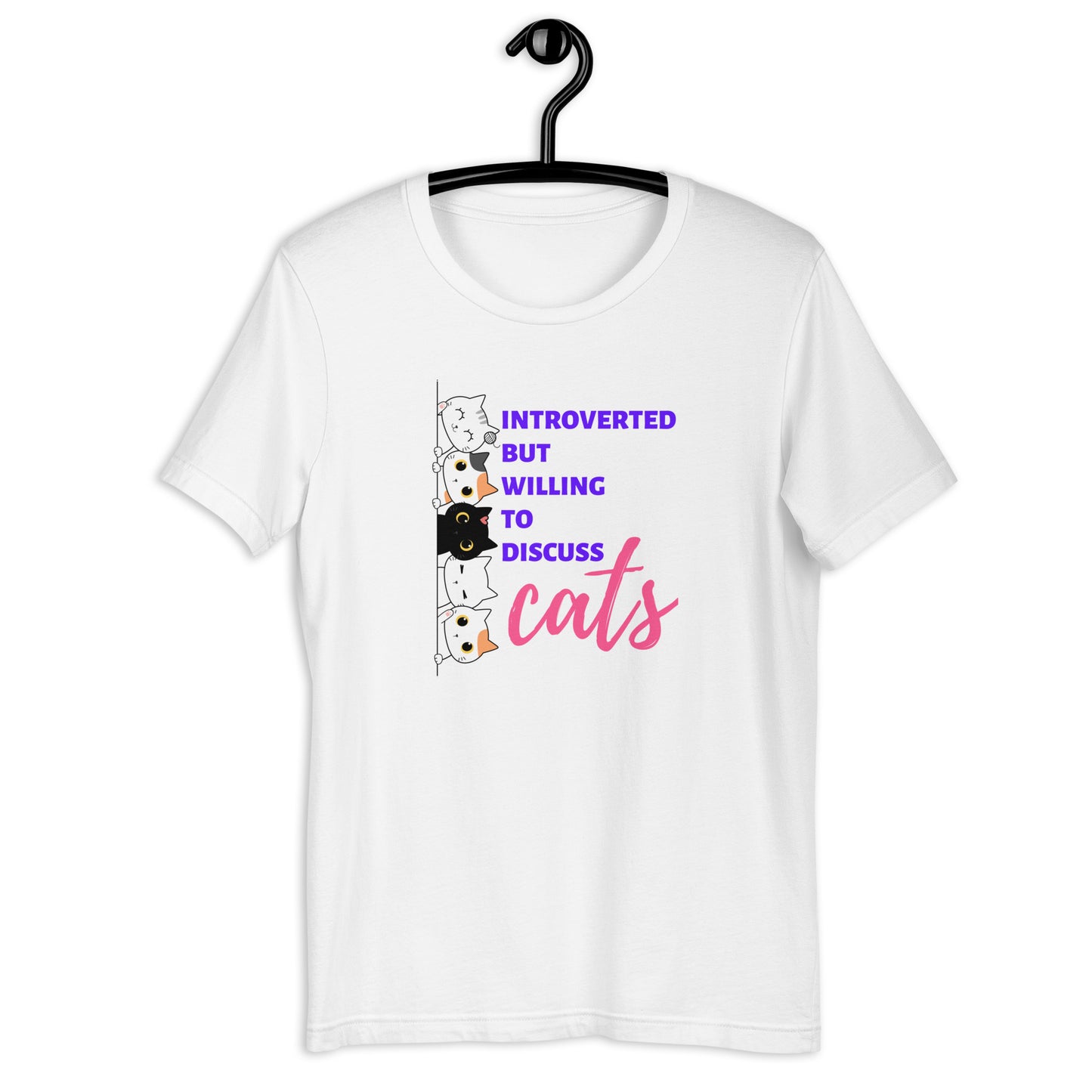 t-shirt for cat lovers and cat moms. Perfect gift for cat ladies