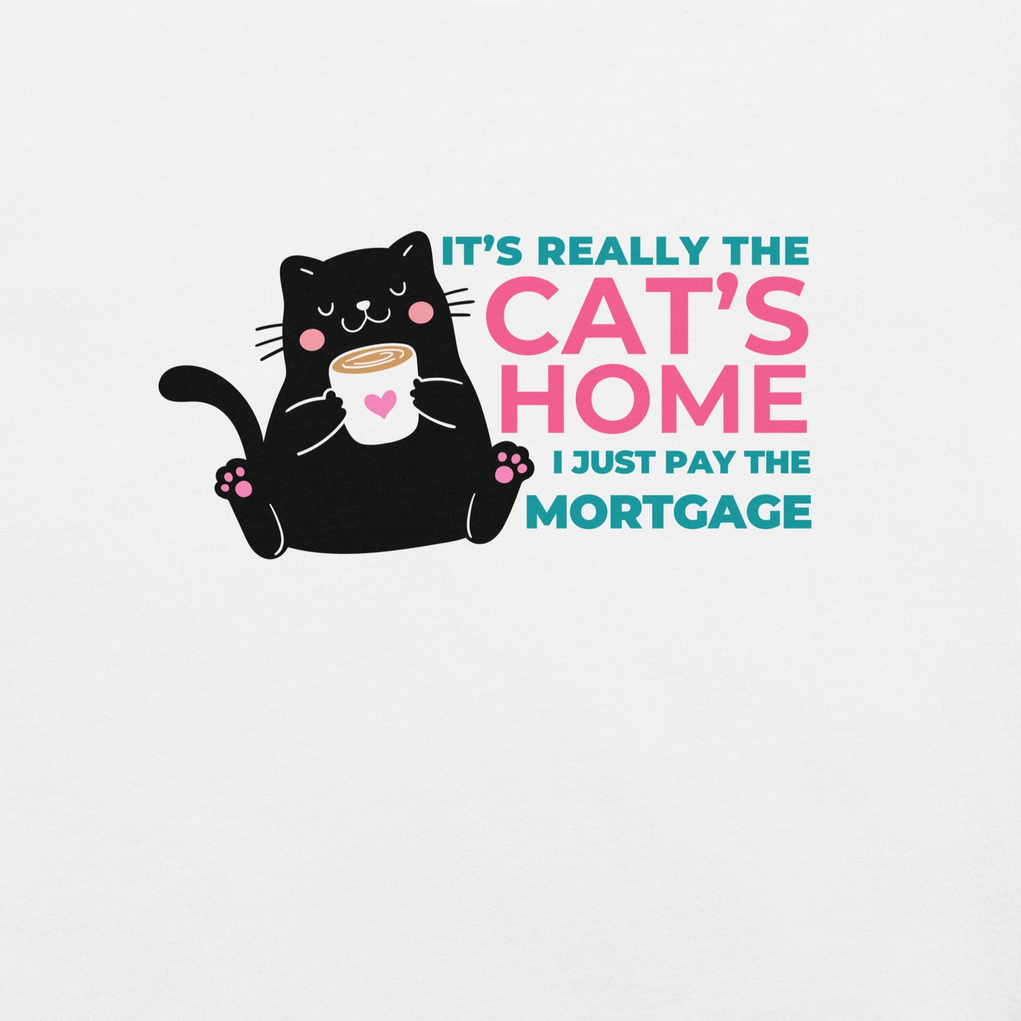 t-shirt for cat lovers and cat moms. Perfect gift for cat ladies