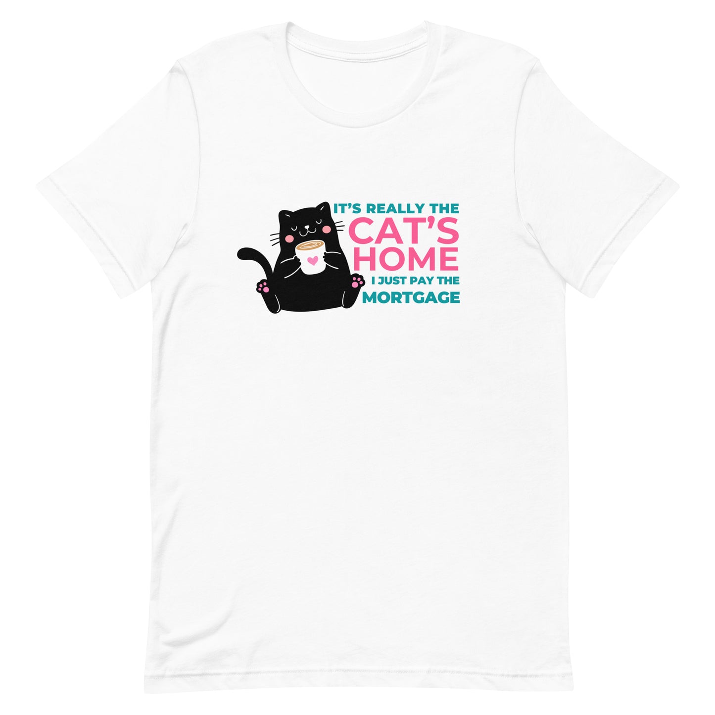 t-shirt for cat lovers and cat moms. Perfect gift for cat ladies