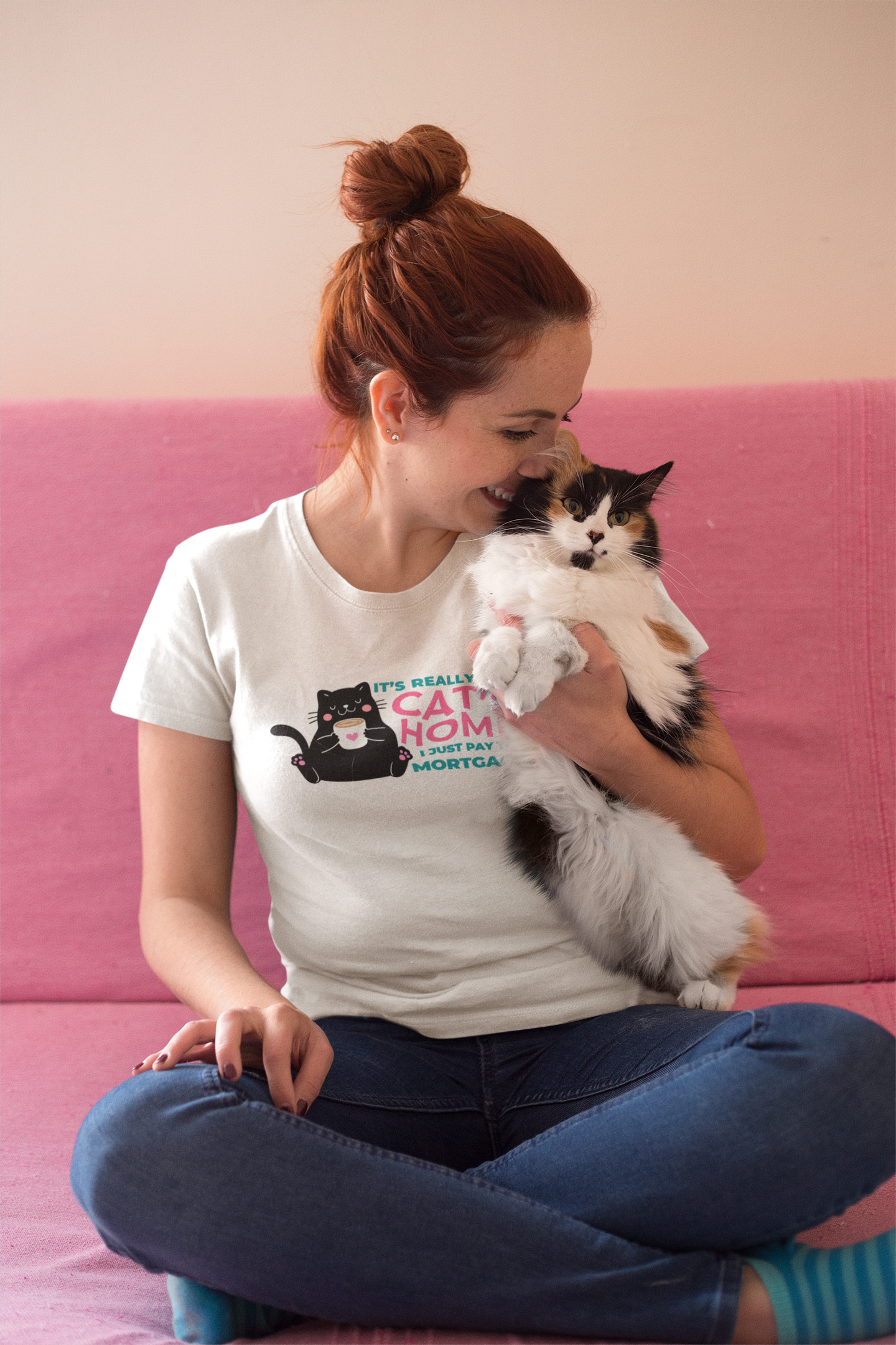 t-shirt for cat lovers, cat dad and cat mom. perfect gift for cat lovers