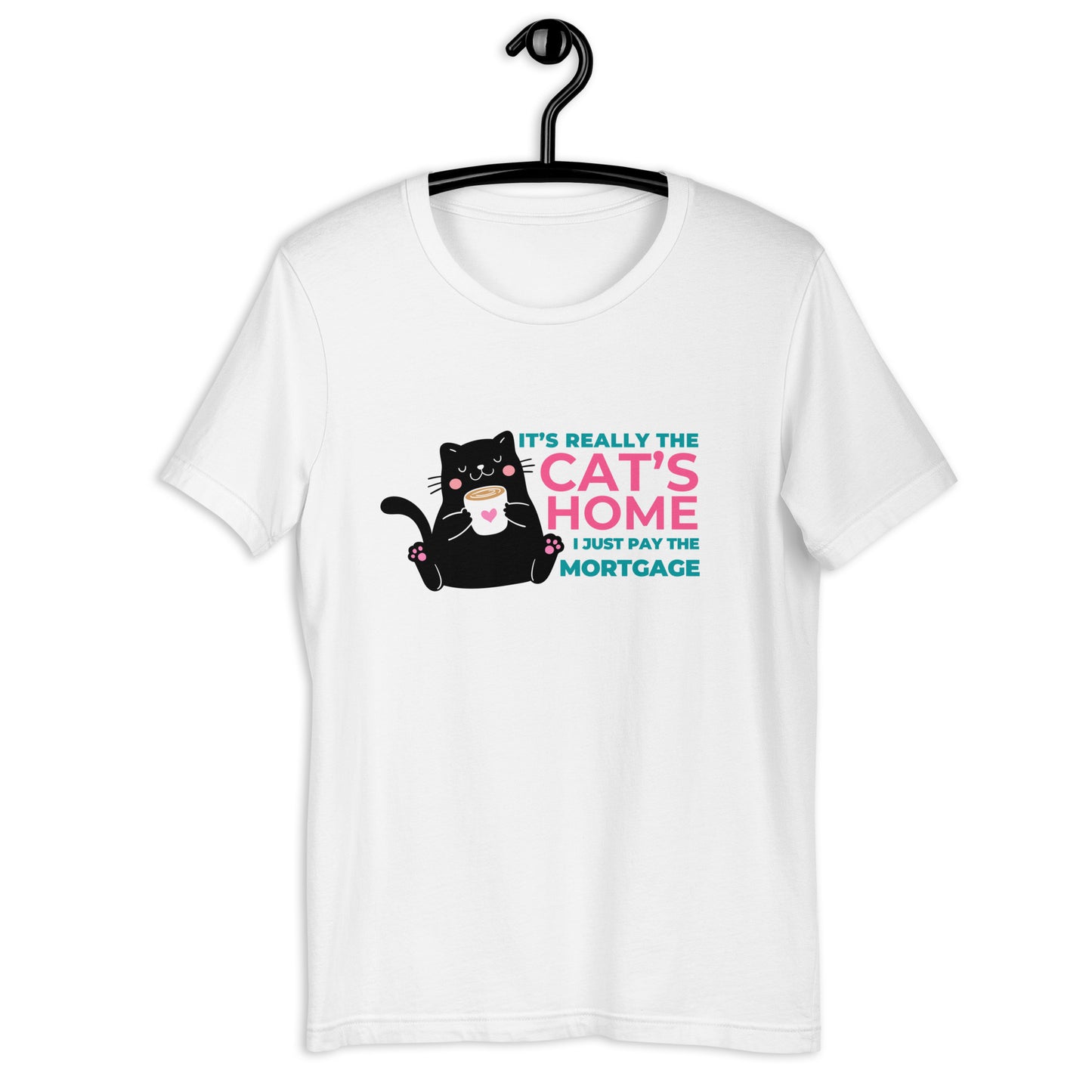 t-shirt for cat lovers and cat moms. Perfect gift for cat ladies
