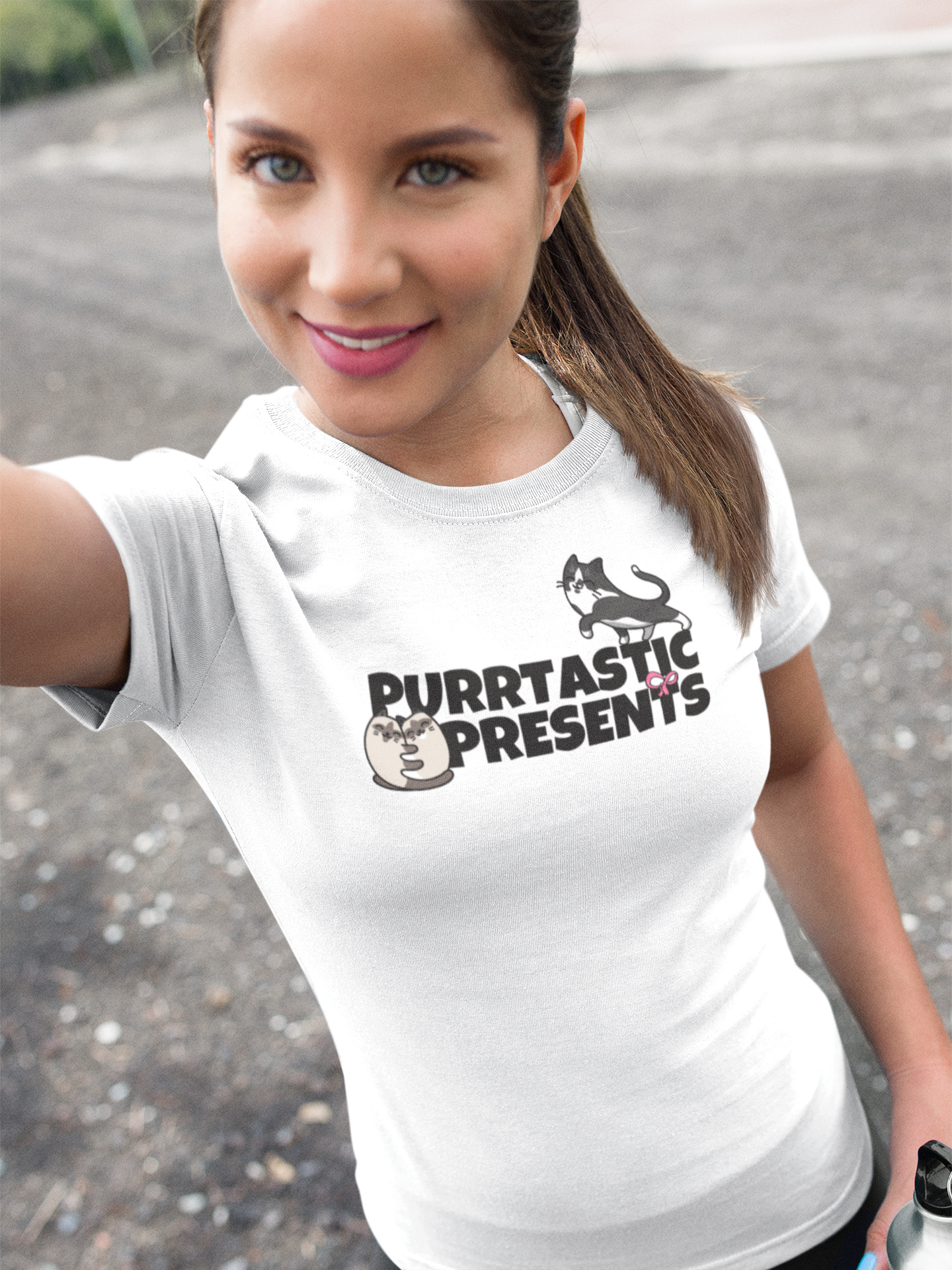 t-shirt for cat lovers and cat moms. Perfect gift for cat ladies