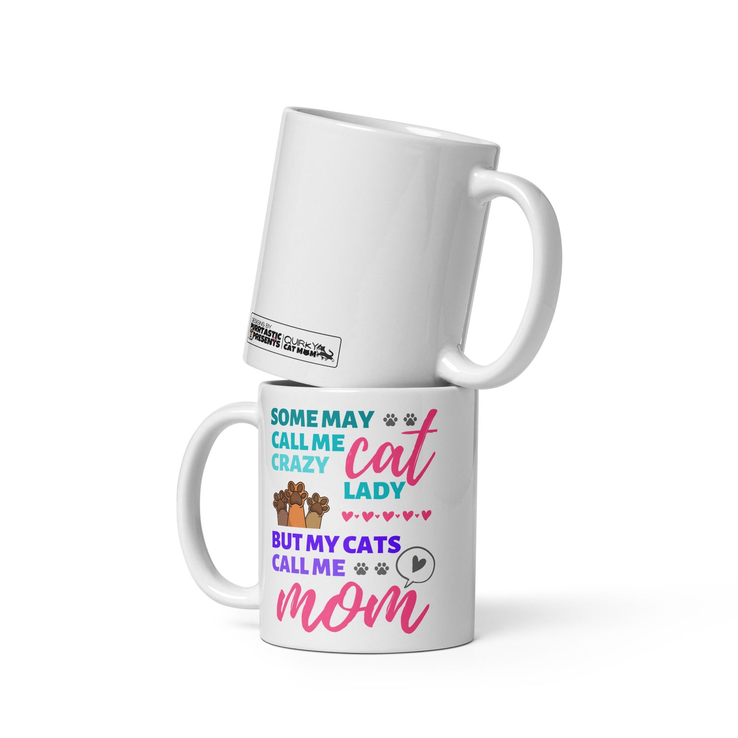 Mug for cat lovers and cat moms. Perfect gift for cat lady