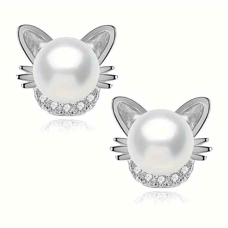 cat shaped earrings for cat ladies
