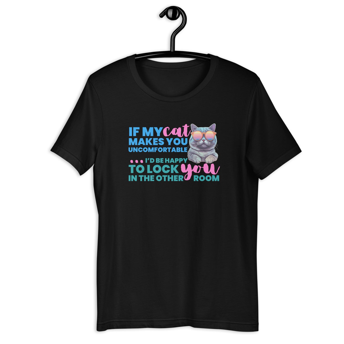 t-shirt for cat lovers and cat moms. Perfect gift for cat ladies