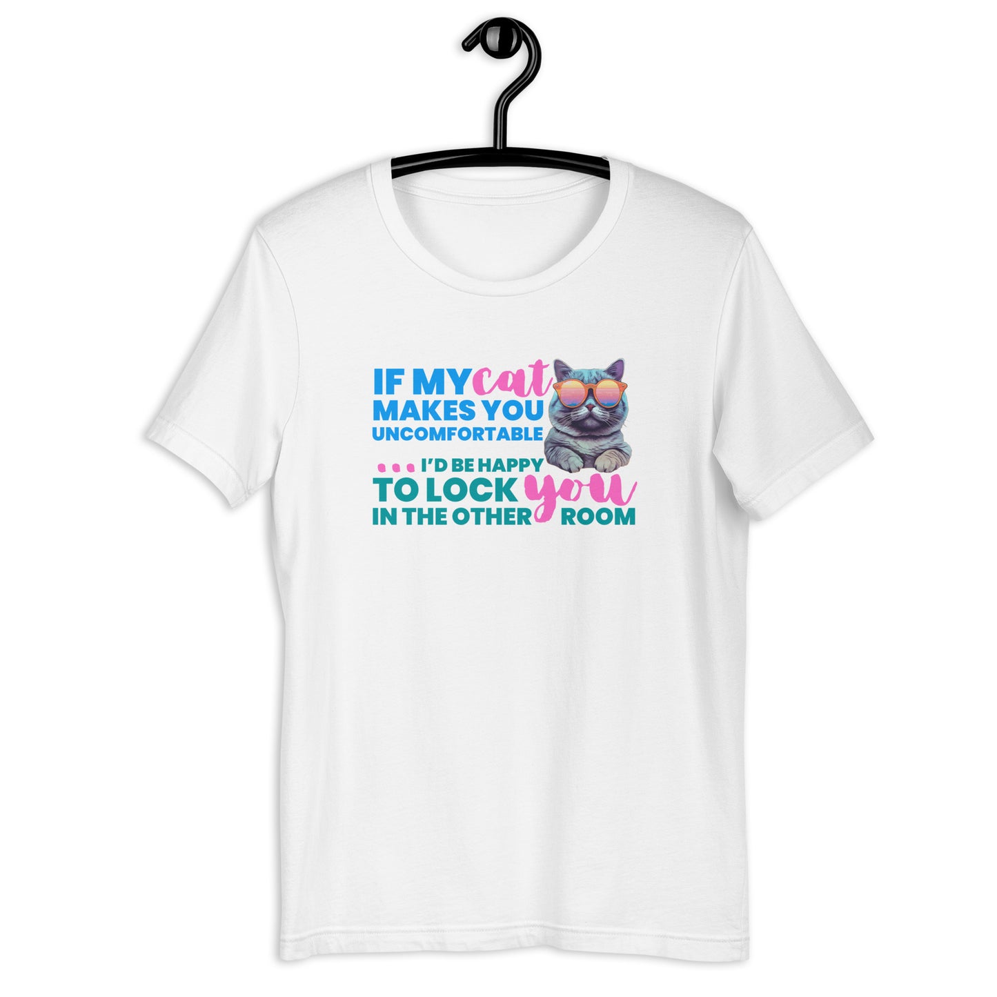 t-shirt for cat lovers, cat dad and cat mom. perfect gift for cat lovers