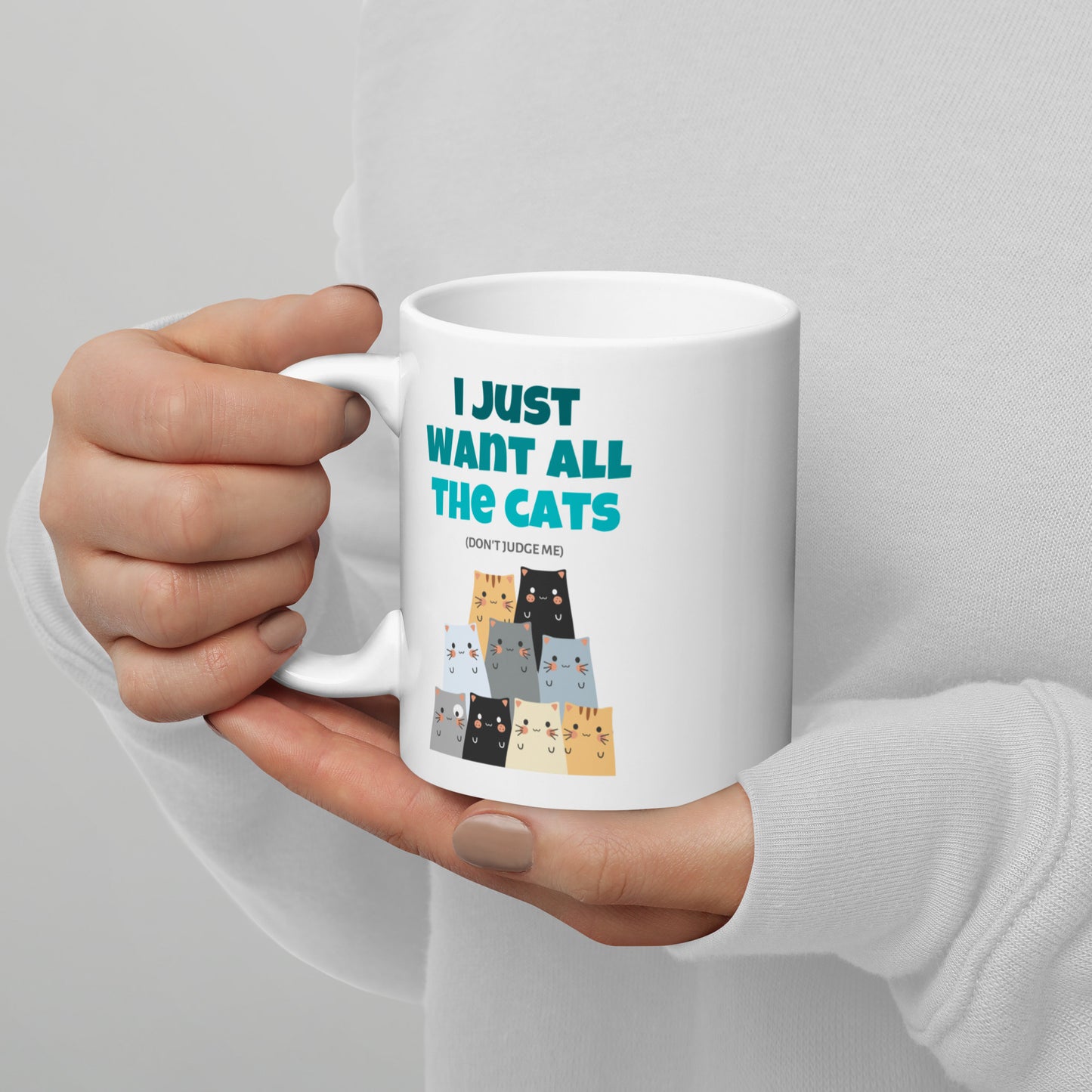 mugs for cat lovers. Cat dad, cat mom and cat lady. Perfect gift for cat lovers