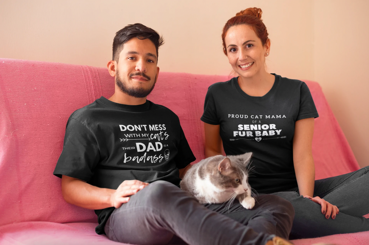 proud cat dad t shirt