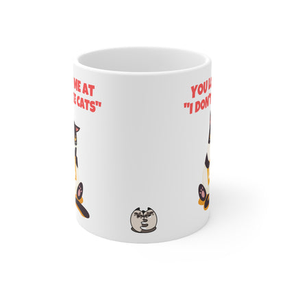 You Lost Me At "I Don't Like Cats" Mug