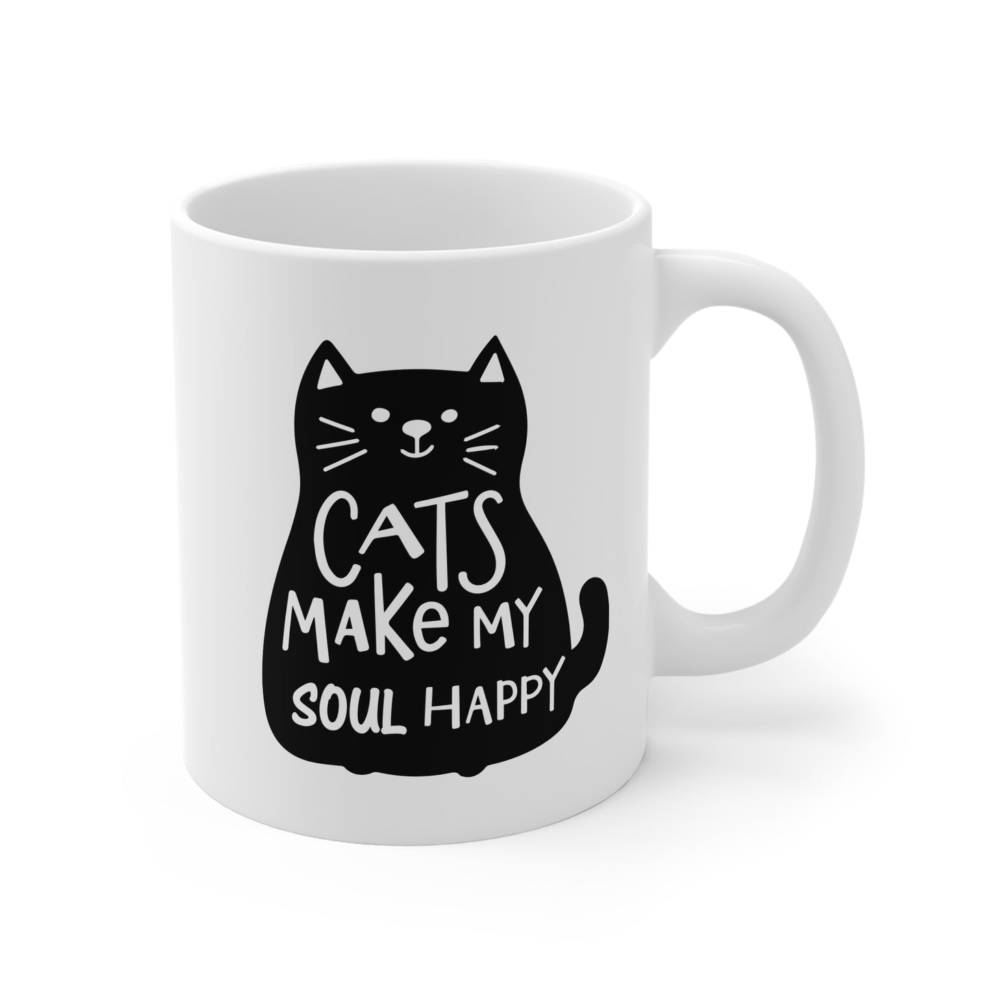 Cats Make My Soul Happy Mug