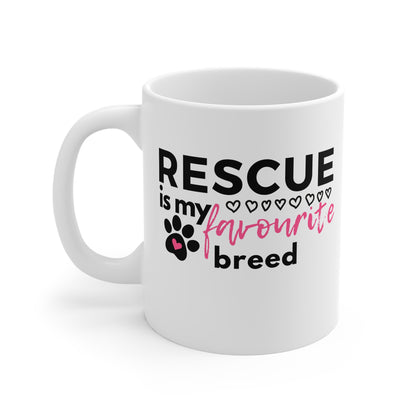 Rescue Is My Favourite Breed Mug