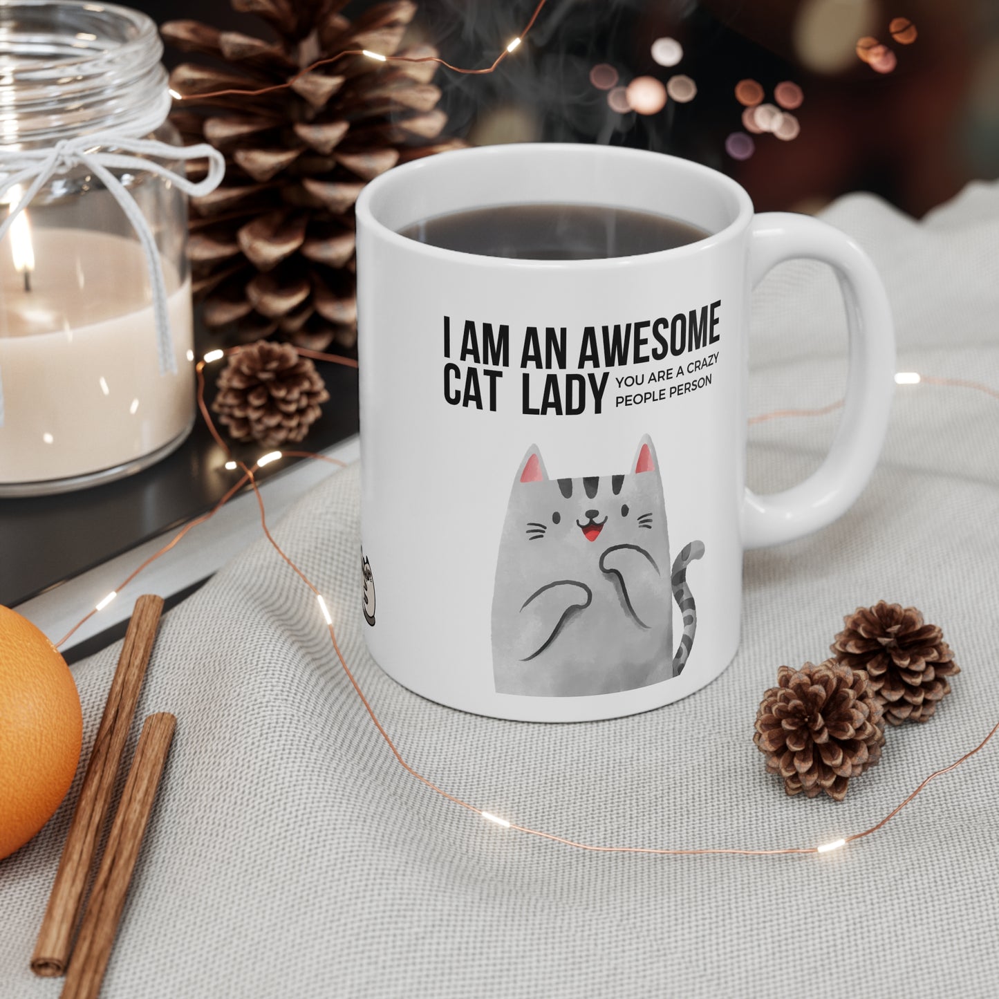 I Am An Awesome Cat Lady, You Are A Crazy People Person Mug