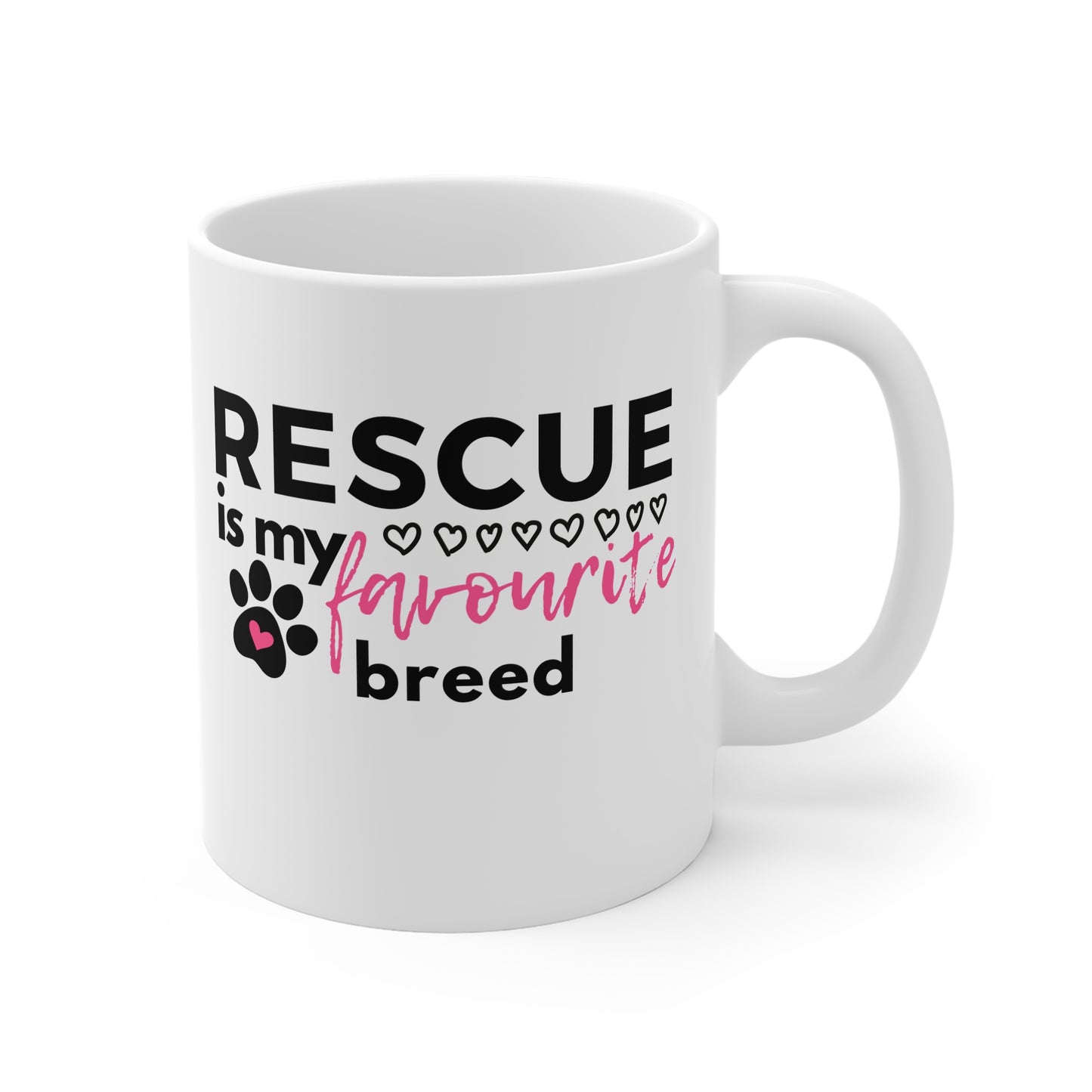Rescue Is My Favourite Breed Mug