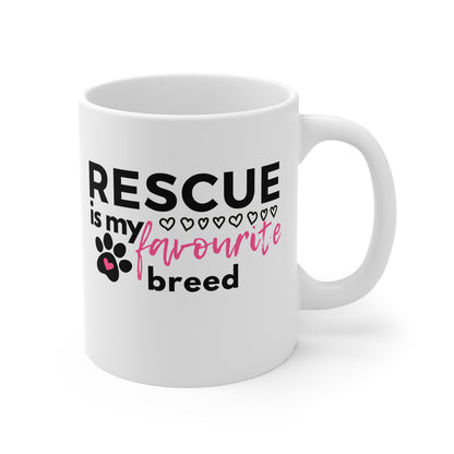 Rescue Is My Favourite Breed Mug