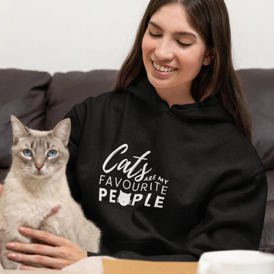 Cats Are My Favourite People Hoodie