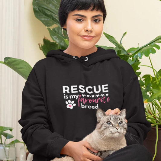 Rescue Is My Favourite Breed Hoodie