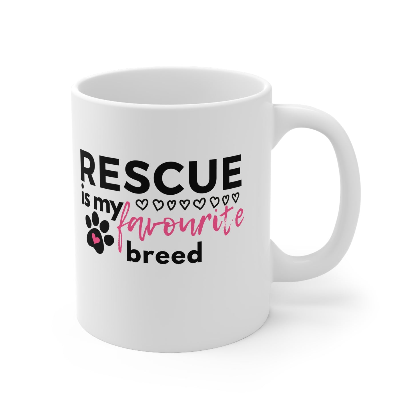 Rescue Is My Favourite Breed Mug