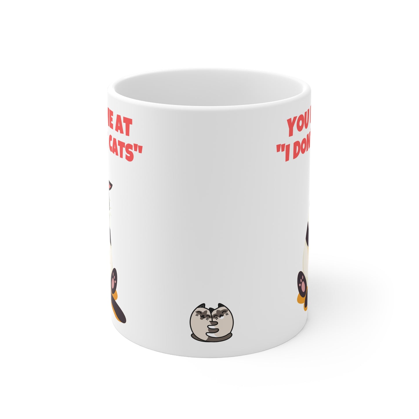 You Lost Me At "I Don't Like Cats" Mug