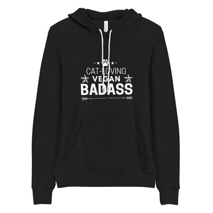 hoodie for vegan cat lovers and cat mom. Perfect gift for cat ladies