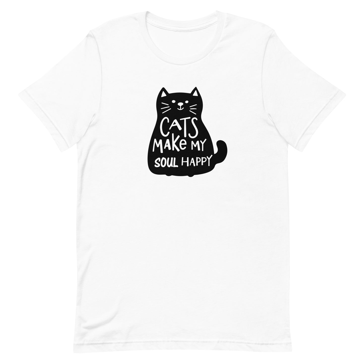 T-shirt for cat lovers and cat moms. Perfect gift for cat ladies
