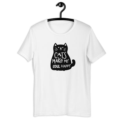 T-shirt for cat lovers and cat moms. Perfect gift for cat ladies