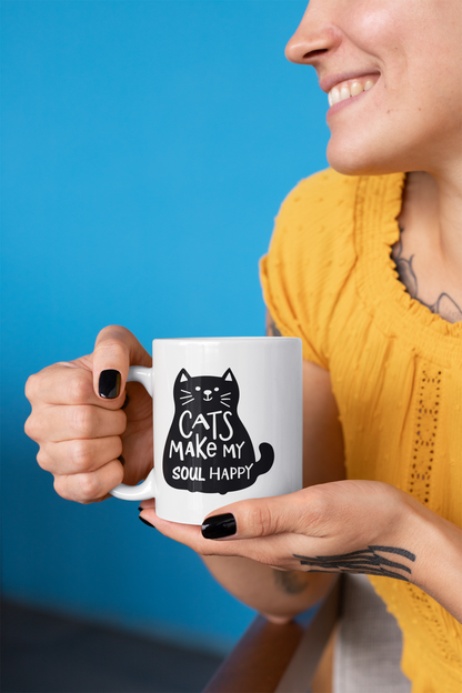 mug for cat lovers and cat moms. Perfect gift for cat ladies