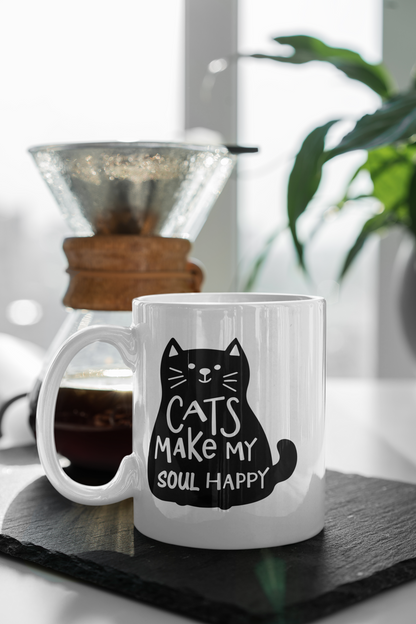 mug for cat lovers and cat moms. Perfect gift for cat ladies
