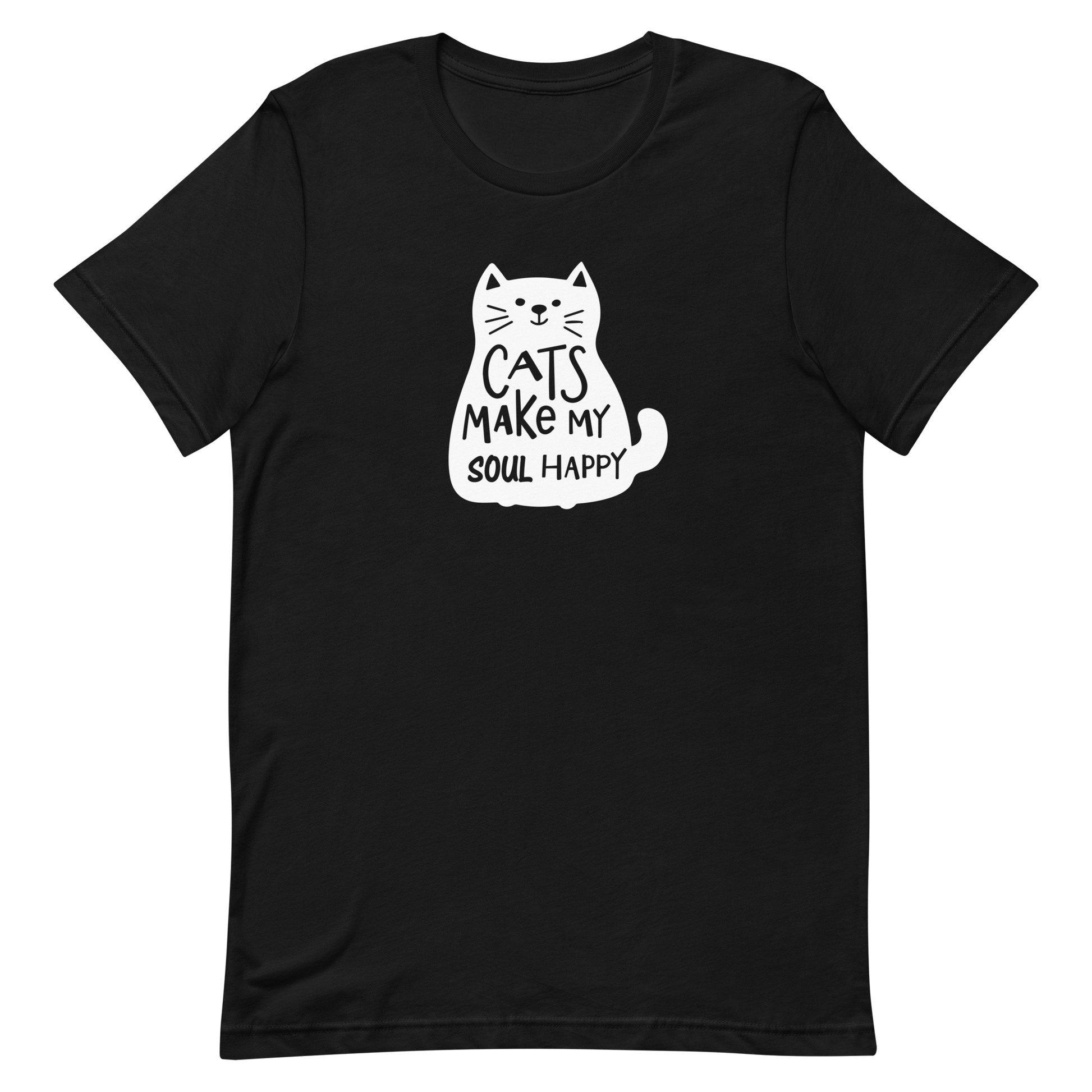 T-shirt for cat lovers and cat moms. Perfect gift for cat ladies