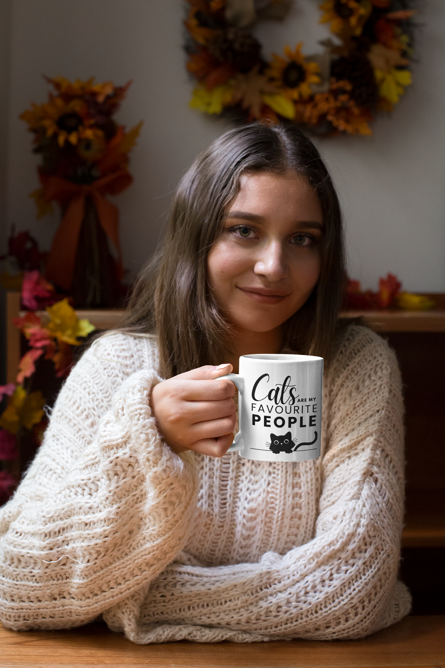 mug for cat lovers and cat moms. Perfect gift for cat ladies
