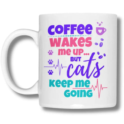 Mug set for cat lovers and cat moms. Perfect gift for cat ladies