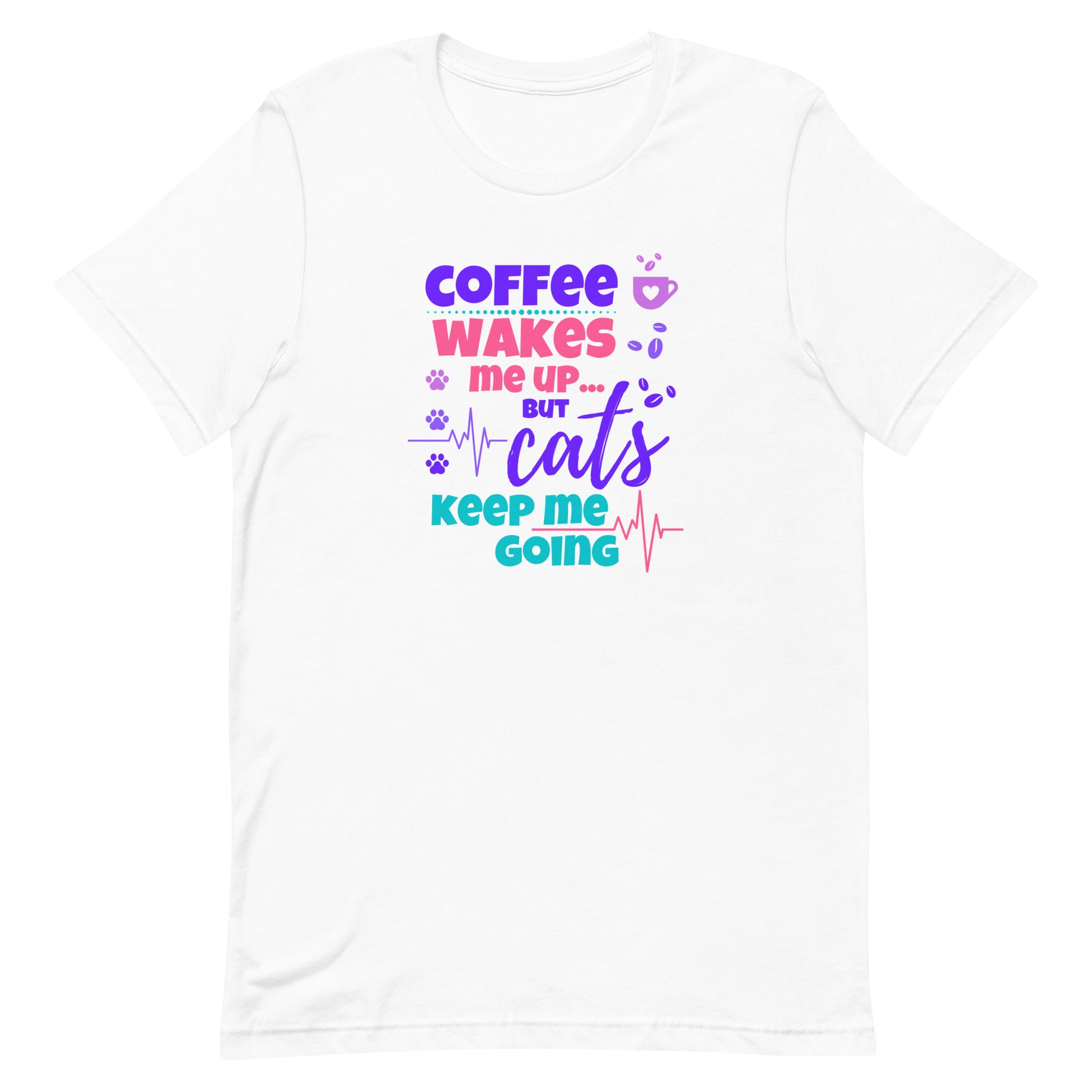 t-shirt for cat lovers and cat moms. Perfect gift for cat ladies