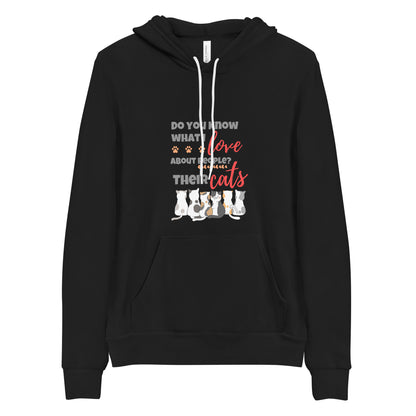 hoodie for cat lovers and cat moms. Perfect gift for cat ladies