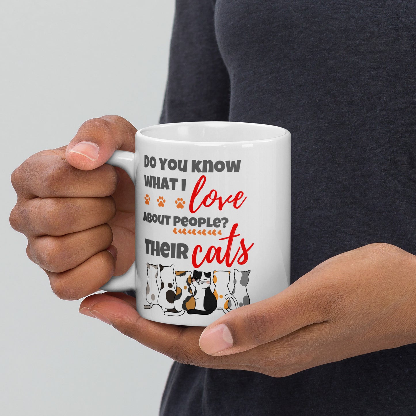 mug for cat lovers and cat moms. Perfect gift for cat ladies