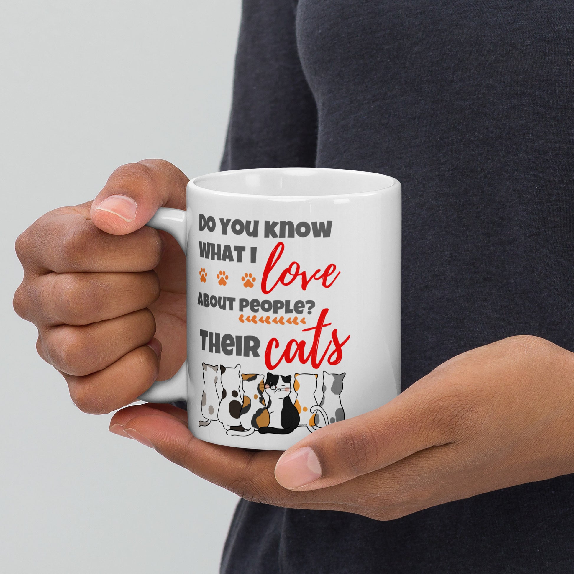 mug for cat lovers and cat moms. Perfect gift for cat ladies