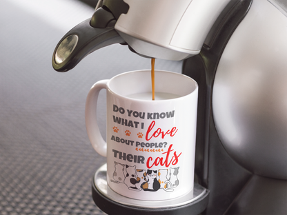 mug for cat lovers and cat moms. Perfect gift for cat ladies