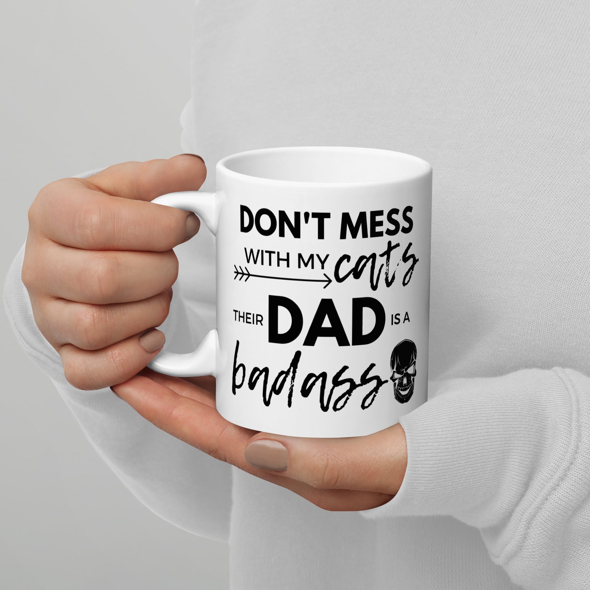 Mug  for cat lovers and cat moms. Perfect gift for cat ladies
