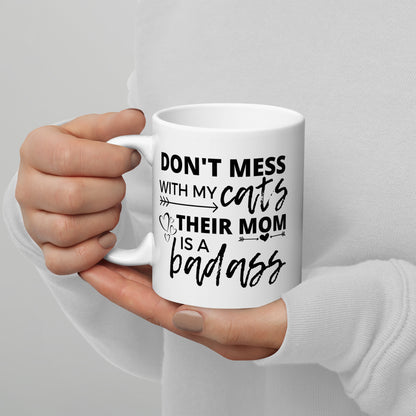 mug for cat lovers and cat moms. Perfect gift for cat ladies