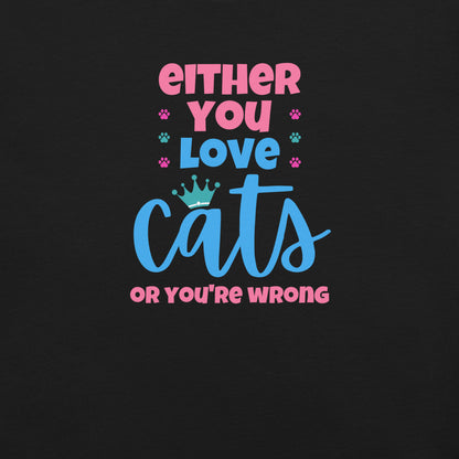 t-shirt for cat lovers and cat moms. Perfect gift for cat ladies