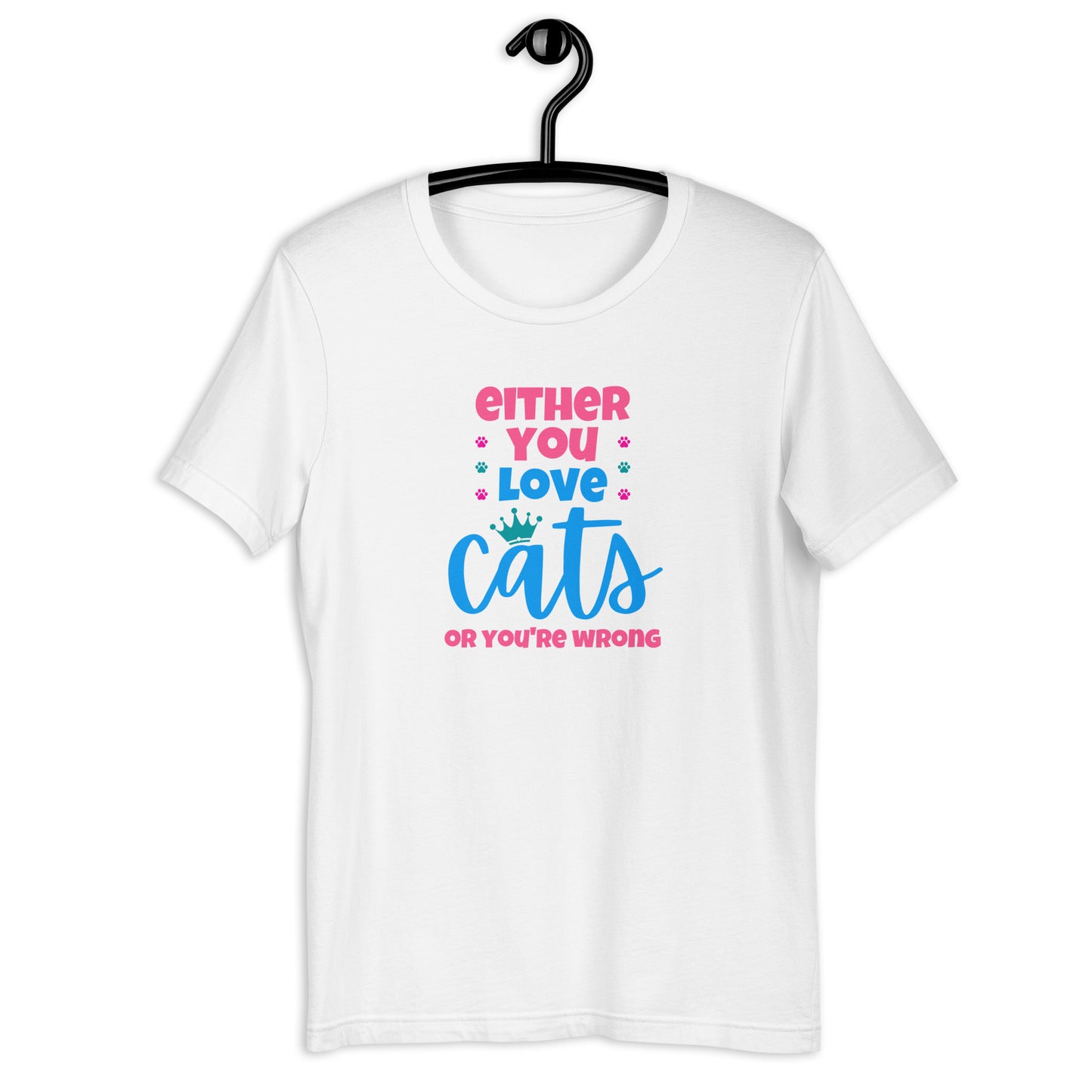 t-shirt for cat lovers and cat moms. Perfect gift for cat ladies